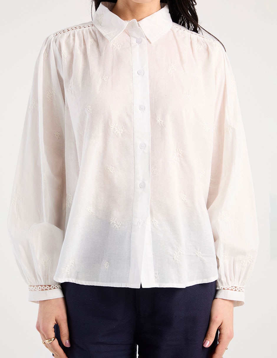 Blusa manga larga para mujer 6