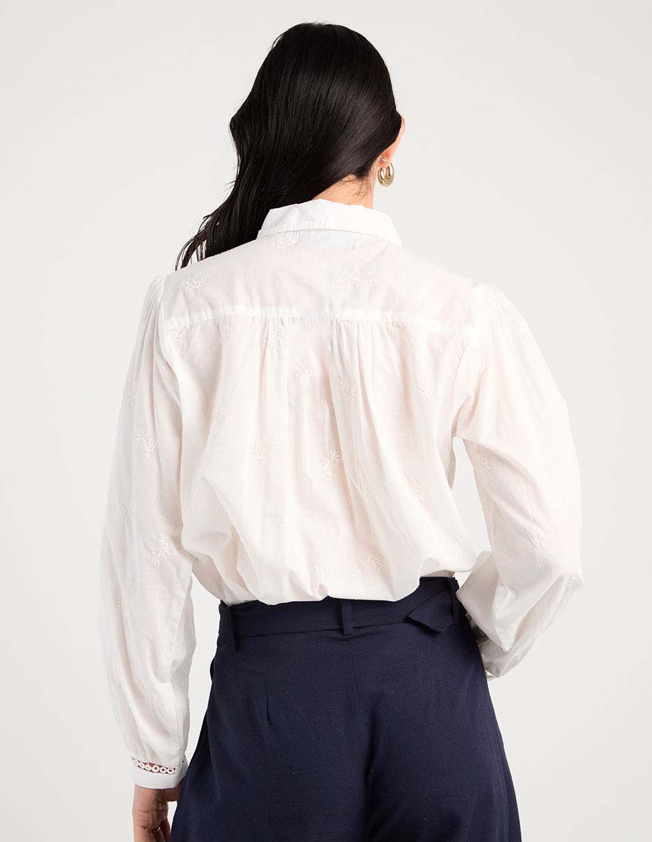 Blusa manga larga para mujer 7