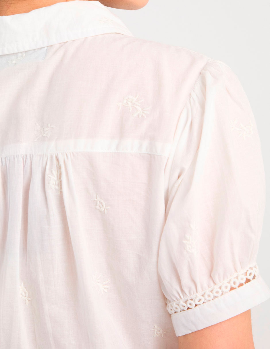 Blusa manga corta para mujer 5