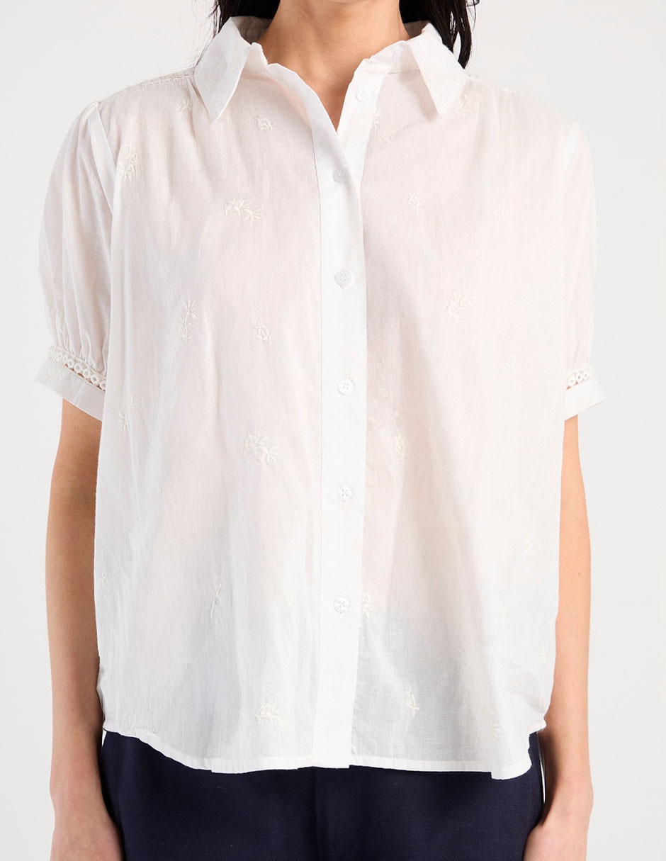 Blusa manga corta para mujer 6
