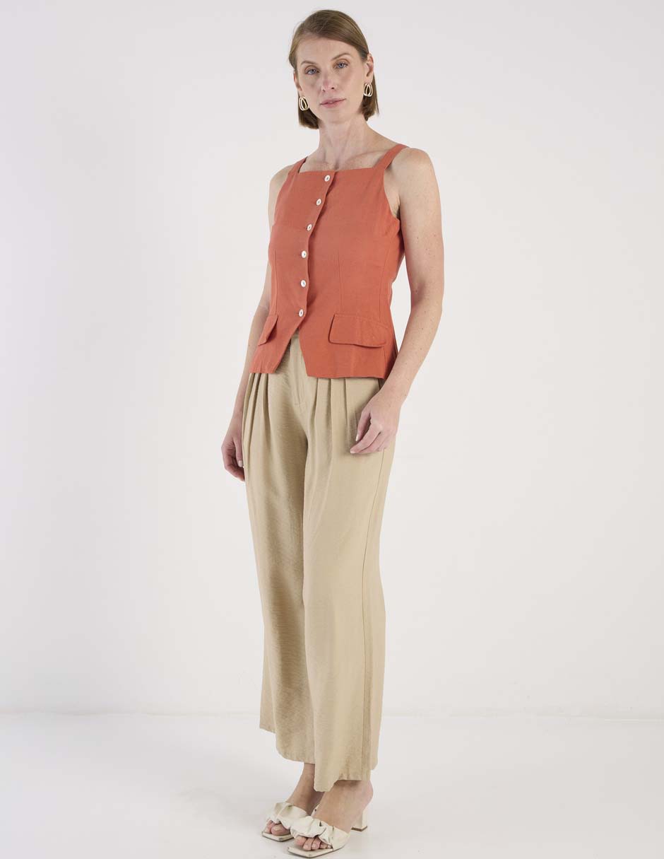 Blusa de tirantes para mujer