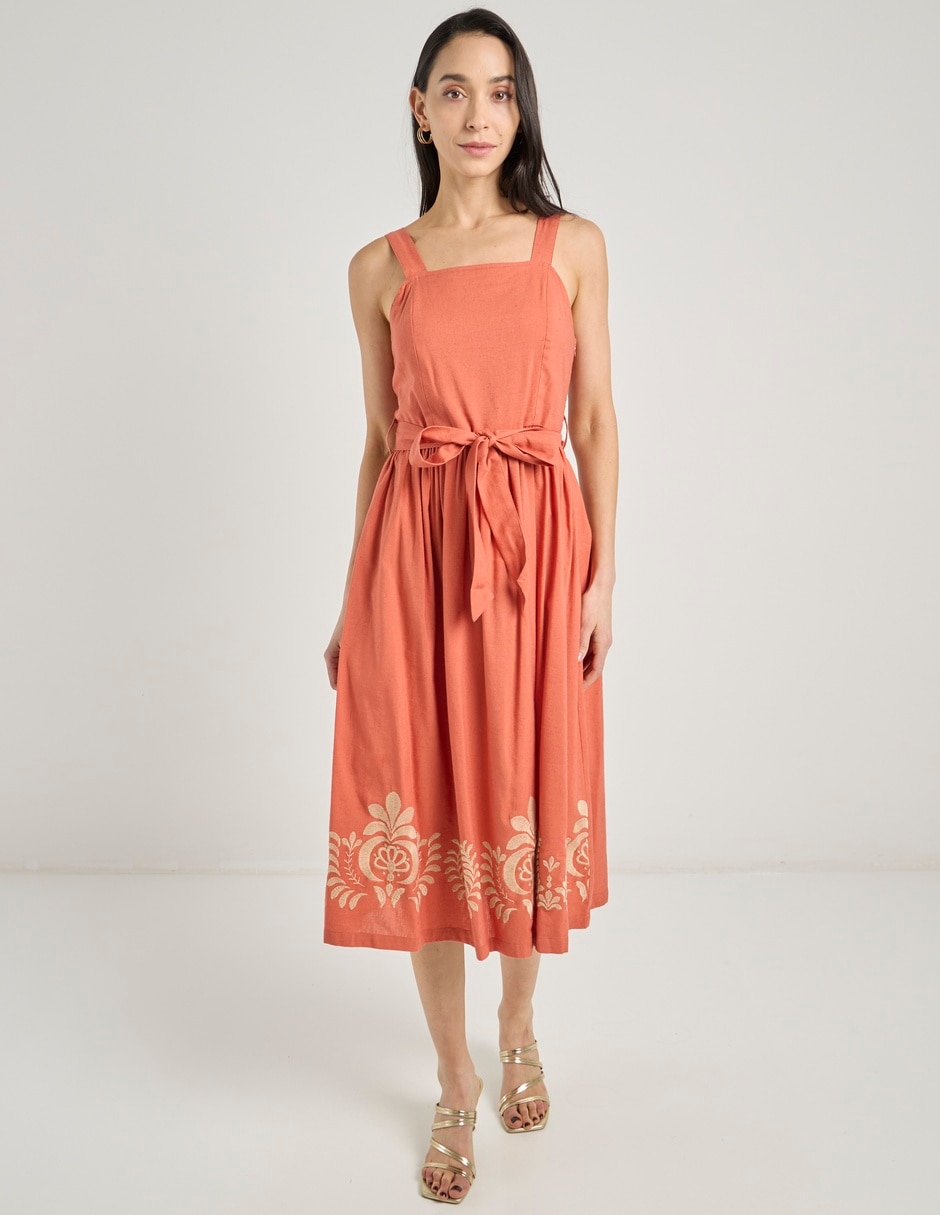 Vestido midi casual para mujer 2