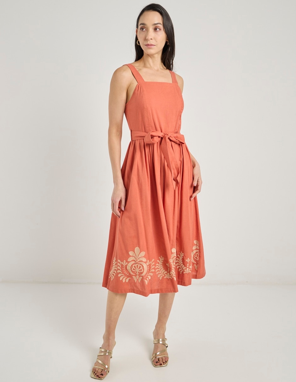 Vestido midi casual para mujer 3