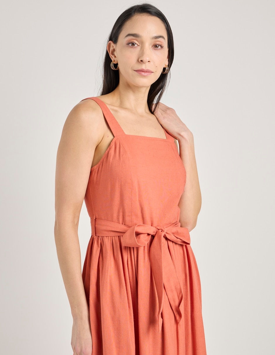Vestido midi casual para mujer 4