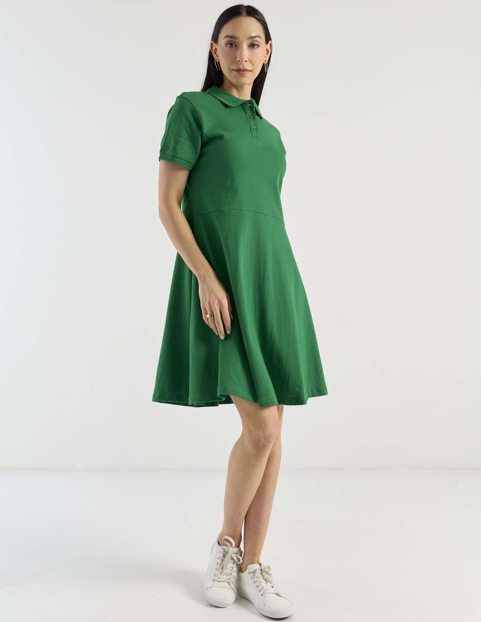 Vestido arriba de la rodilla casual para mujer 2