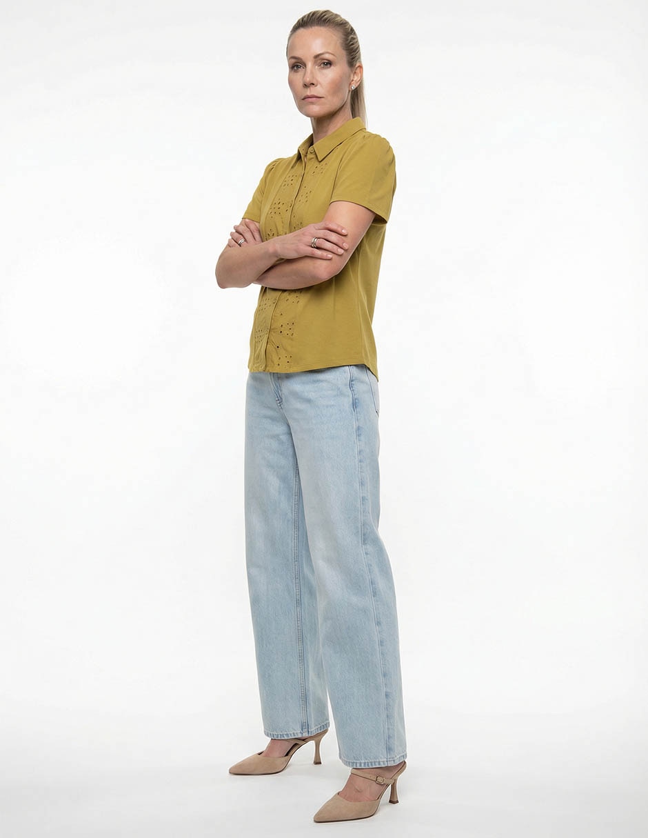 BLUSA WKM26013-07 WEE, CH, ORO ANTIGUO