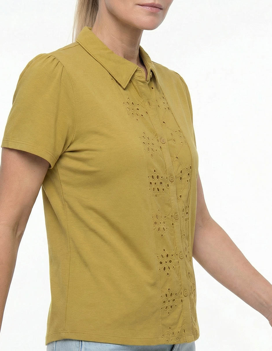 BLUSA WKM26013-07 WEE, CH, ORO ANTIGUO