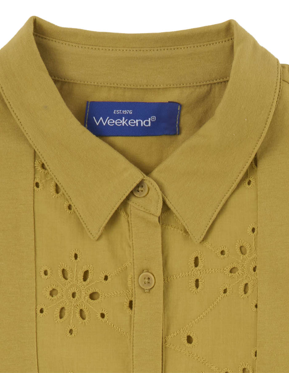 BLUSA WKM26013-07 WEE, CH, ORO ANTIGUO