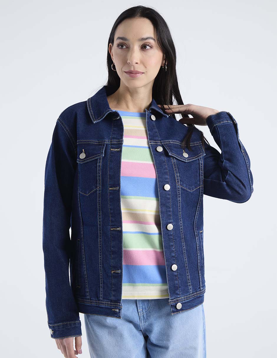 CHAMARRA WEEKEN, M, ÍNDIGO DENIM MEDIO