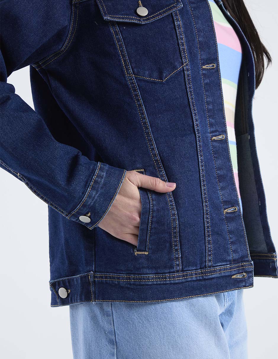 CHAMARRA WEEKEN, M, ÍNDIGO DENIM MEDIO