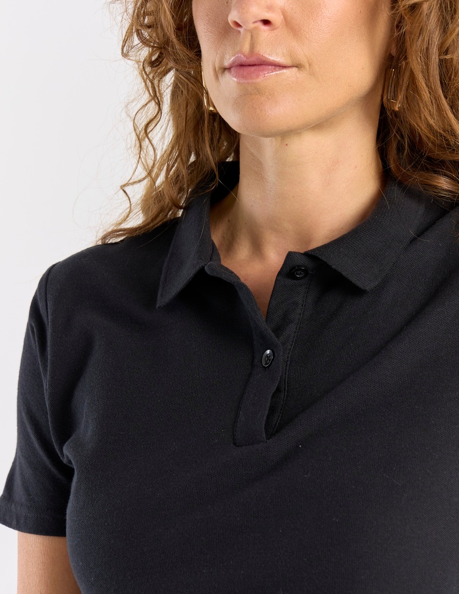 Playera manga corta Weekend cuello polo para mujer 4