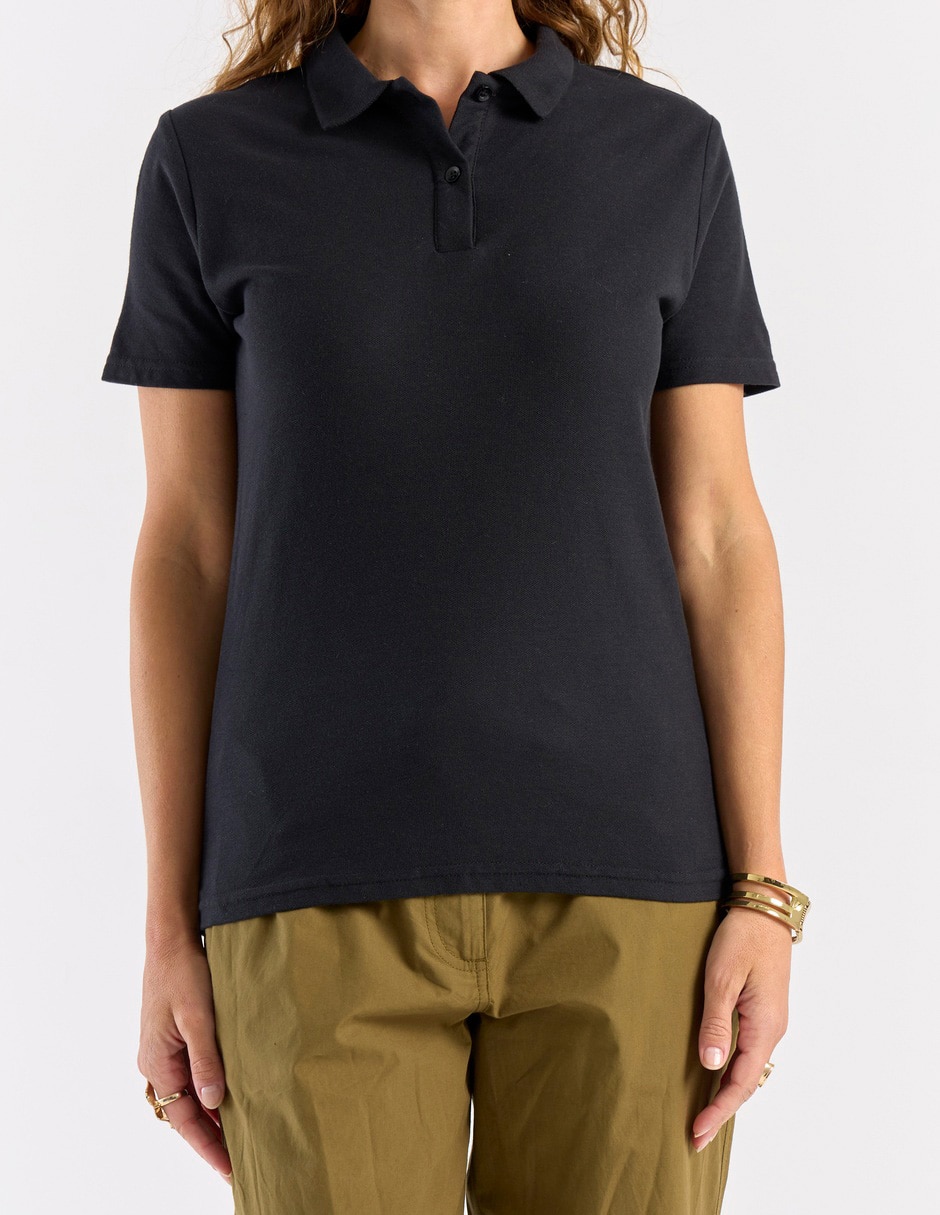 Playera manga corta Weekend cuello polo para mujer 7