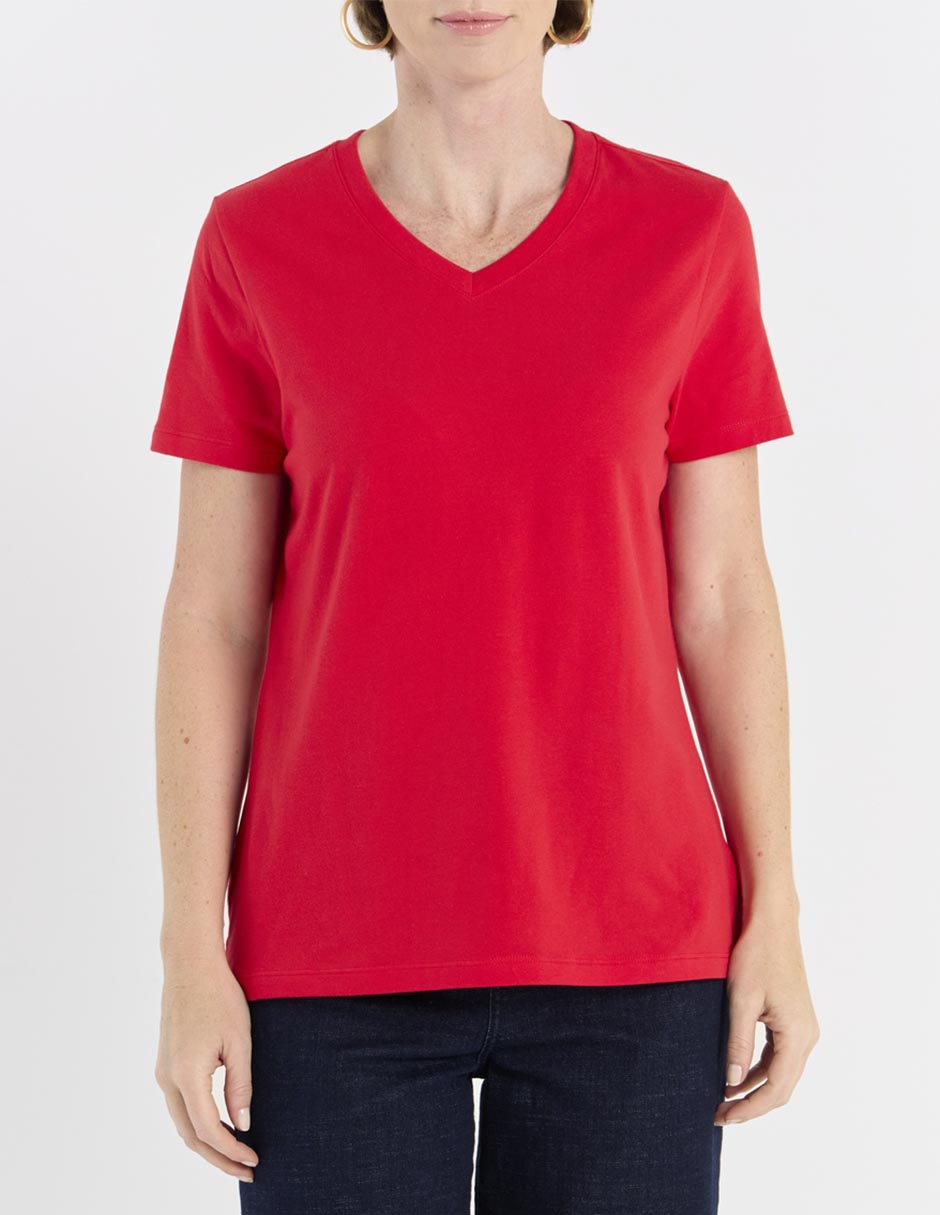 PLAYERA WKMV26305-01, G, CARMÍN CLARO