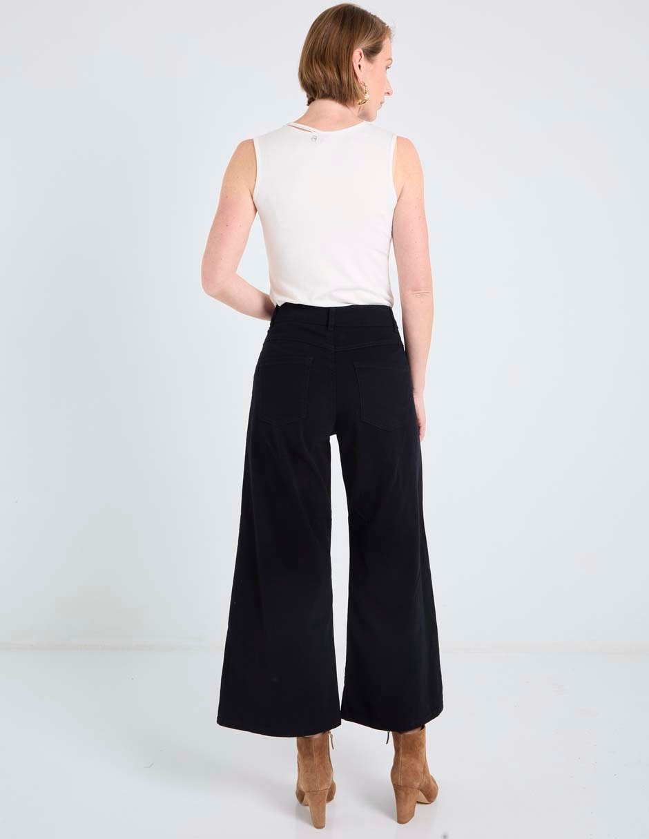 Pantalón coulotte wide leg para mujer 2