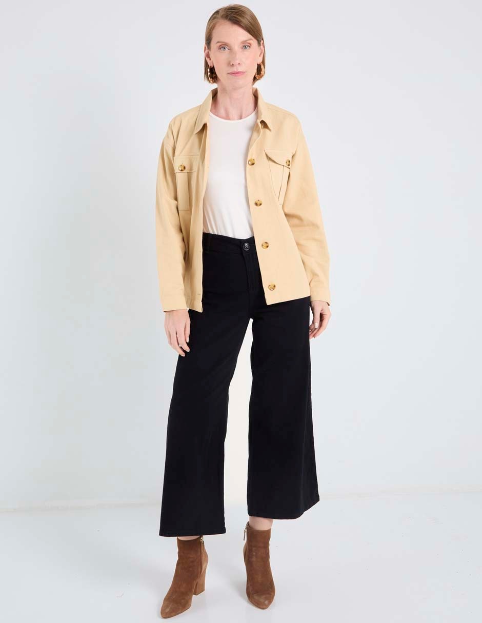 Pantalón coulotte wide leg para mujer 3