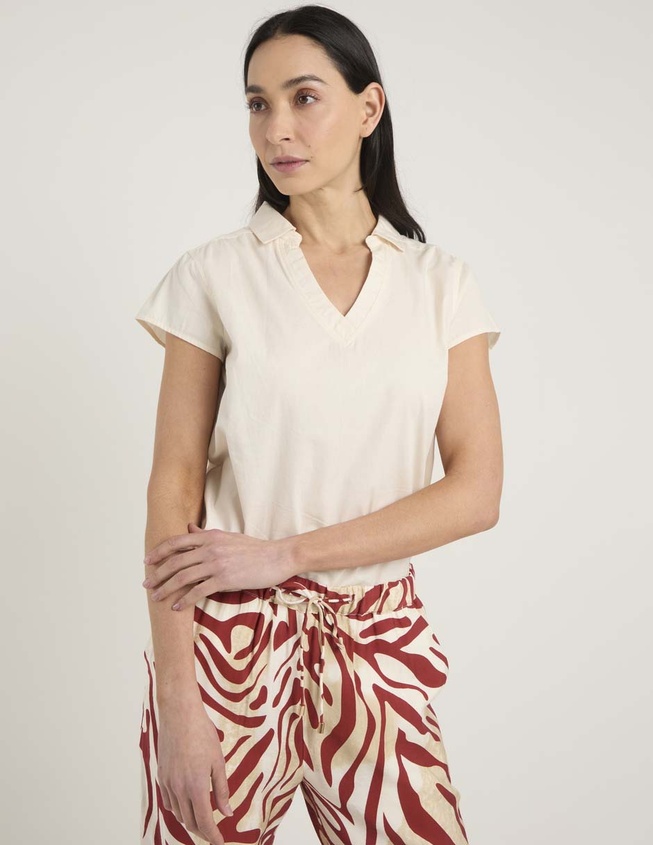 Blusa manga corta para mujer Blusa manga corta para mujer
