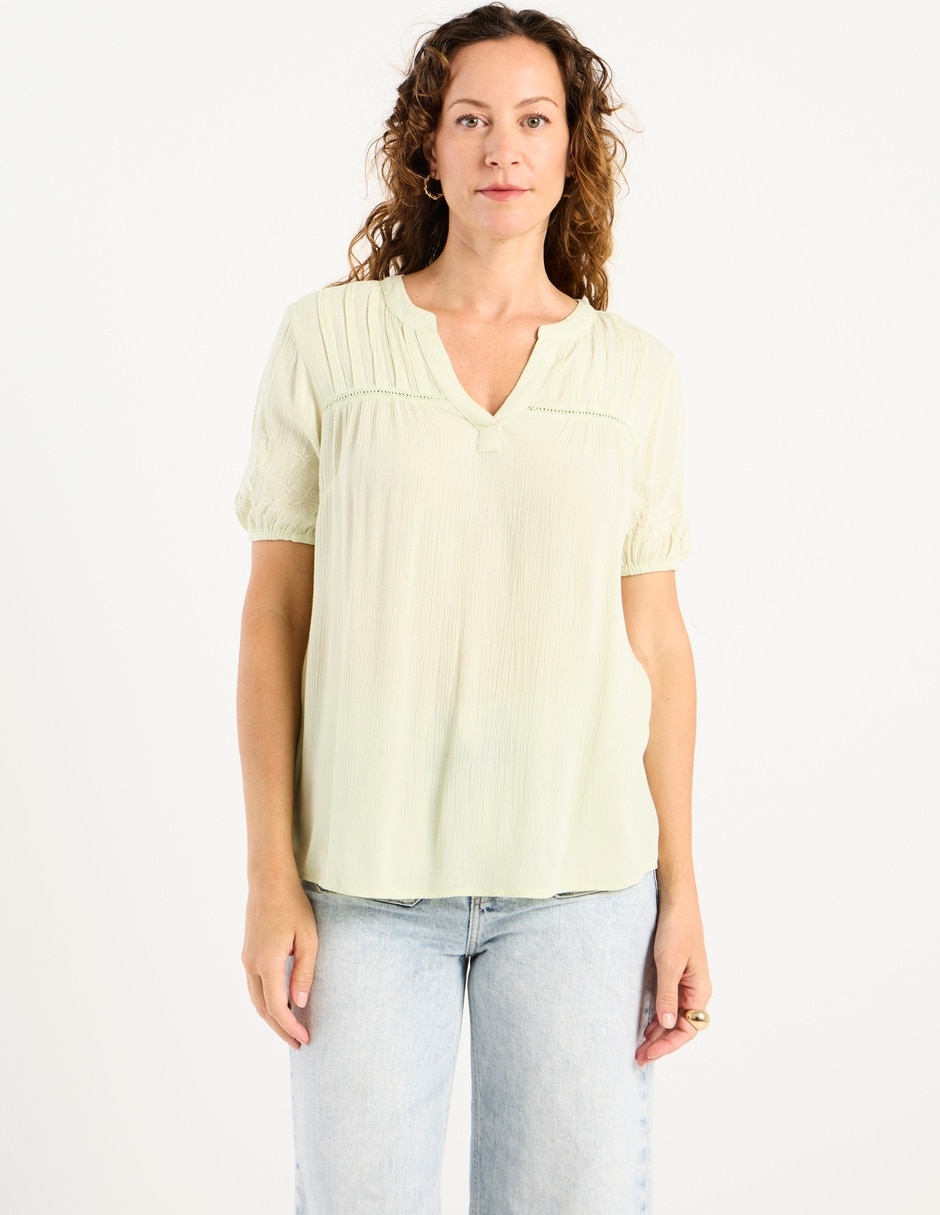 Blusa manga corta para mujer Blusa manga corta para mujer