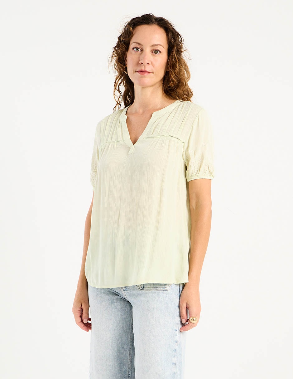 Blusa Weekend manga corta para mujer