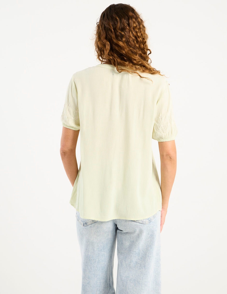 Blusa Weekend manga corta para mujer