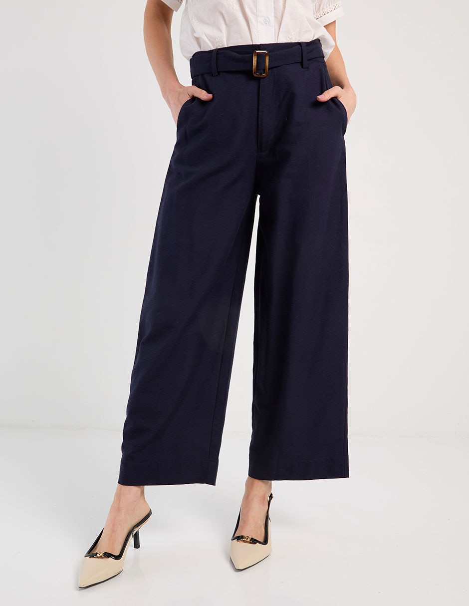 Pantalón relaxed amplio para mujer