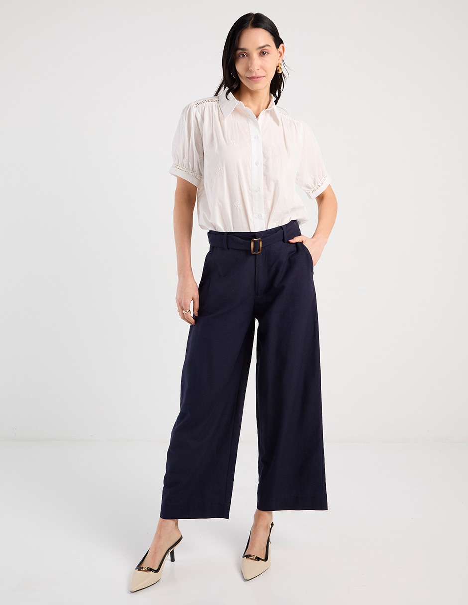 Pantalón relaxed amplio para mujer 2