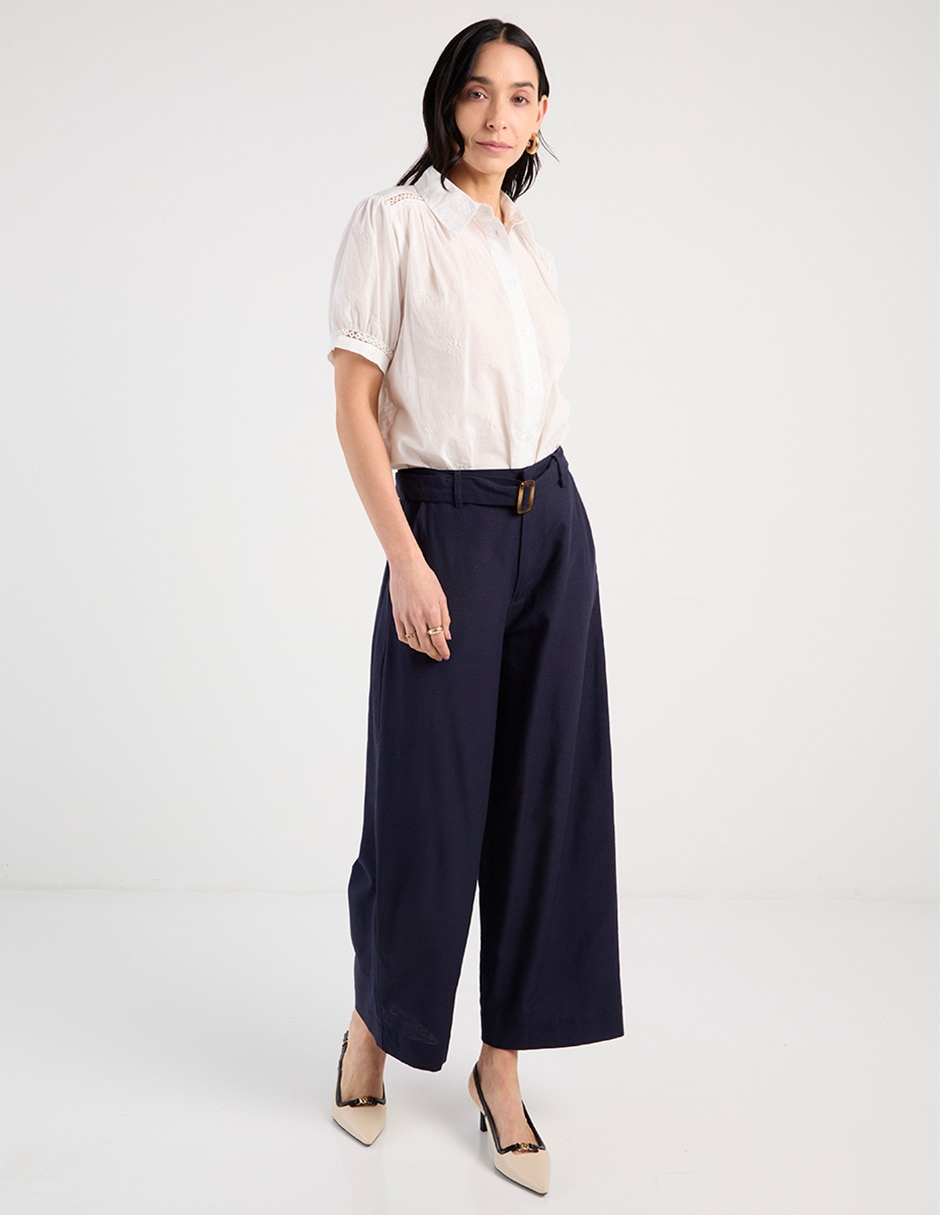 Pantalón relaxed amplio para mujer 3