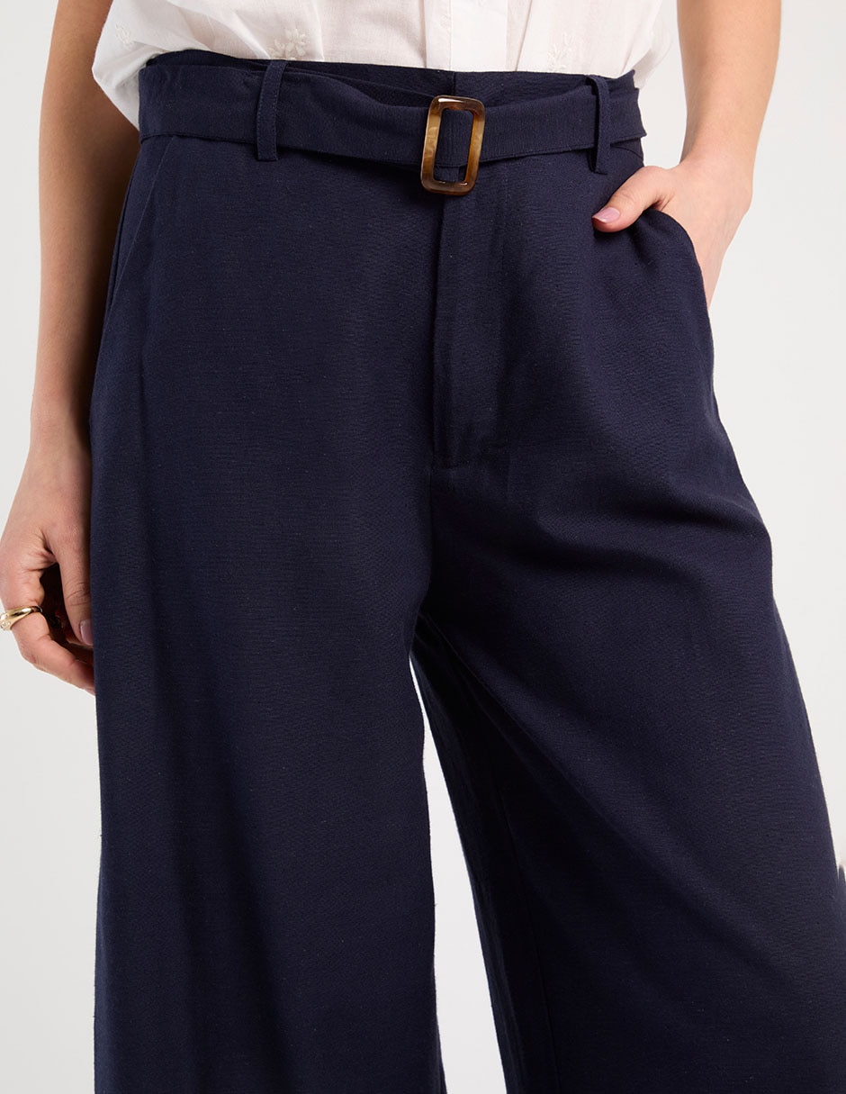 Pantalón relaxed amplio para mujer 4