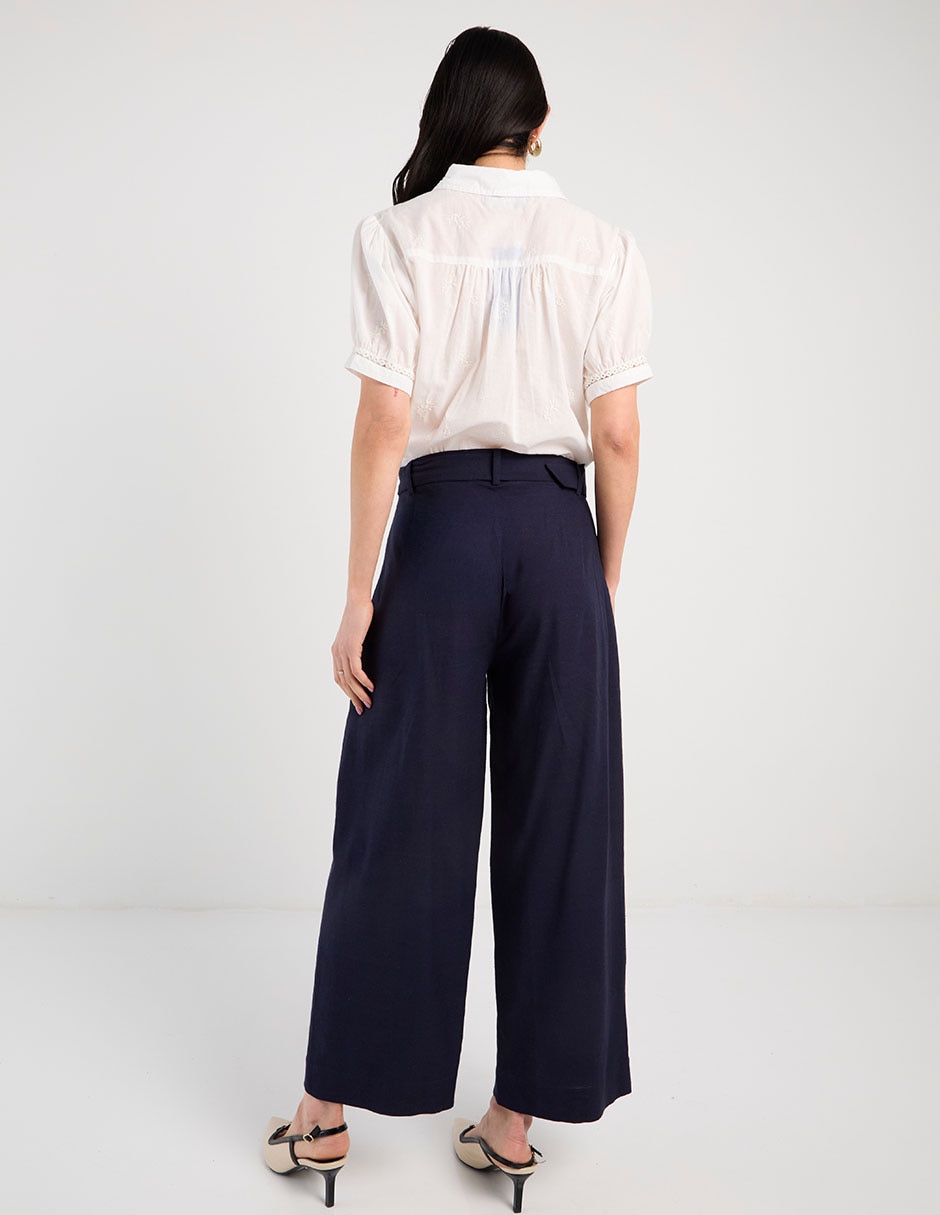 Pantalón relaxed amplio para mujer 6