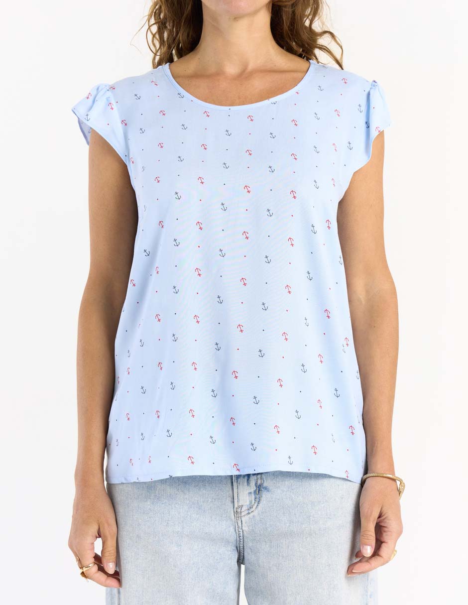 Blusa Weekend manga corta para mujer