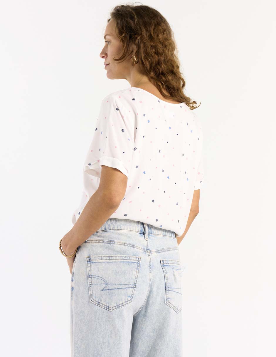 Blusa manga corta para mujer 2