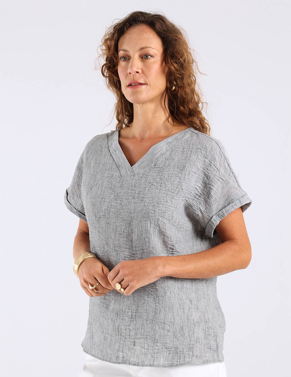 Blusa manga corta para mujer 2