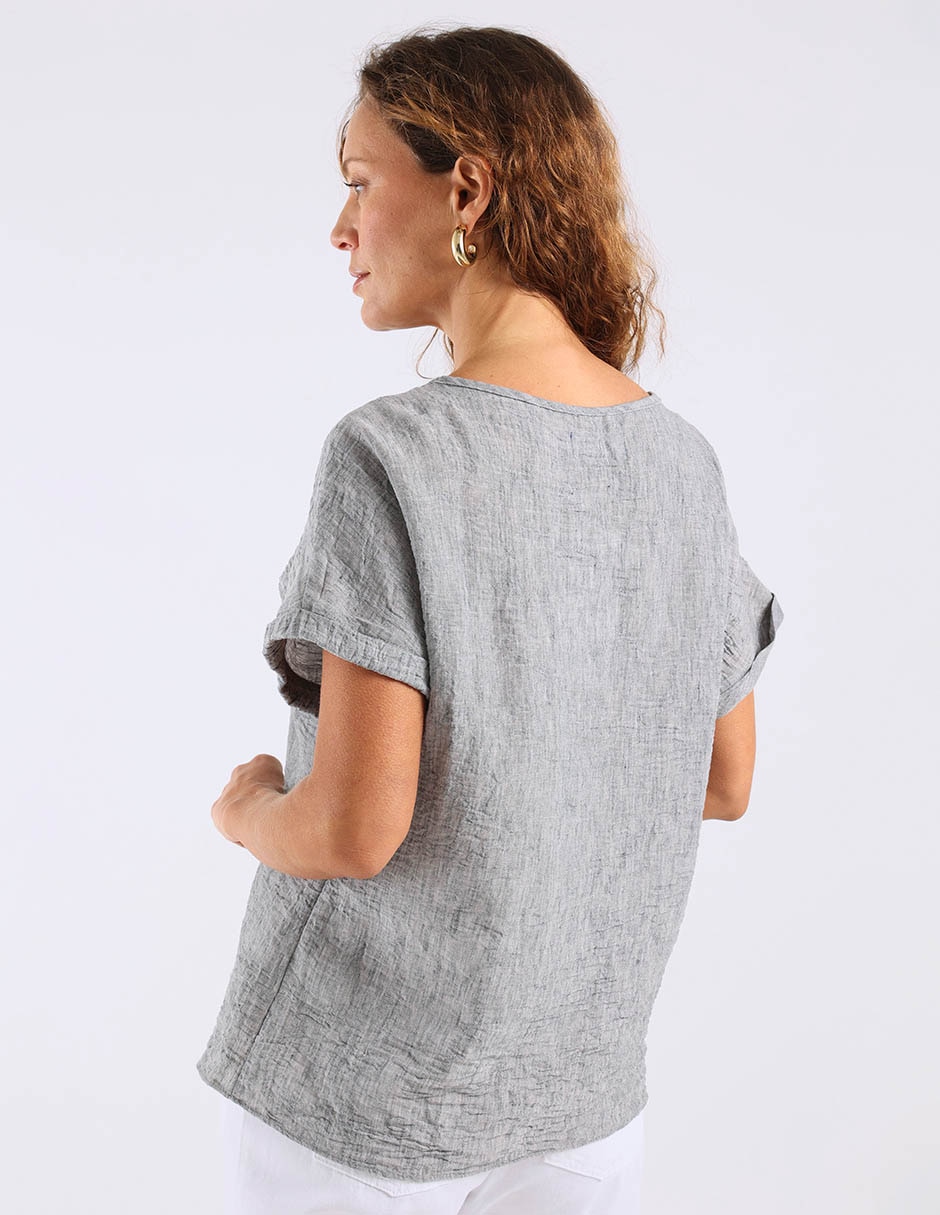 Blusa manga corta para mujer 5