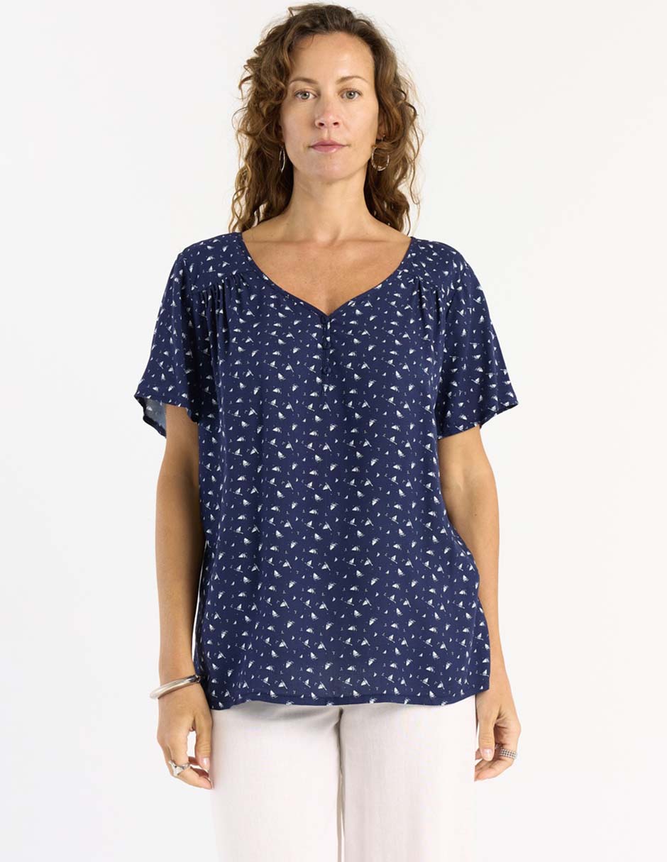 Blusa manga corta para mujer Blusa manga corta para mujer