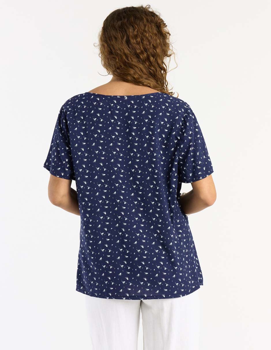 Blusa manga corta para mujer 2