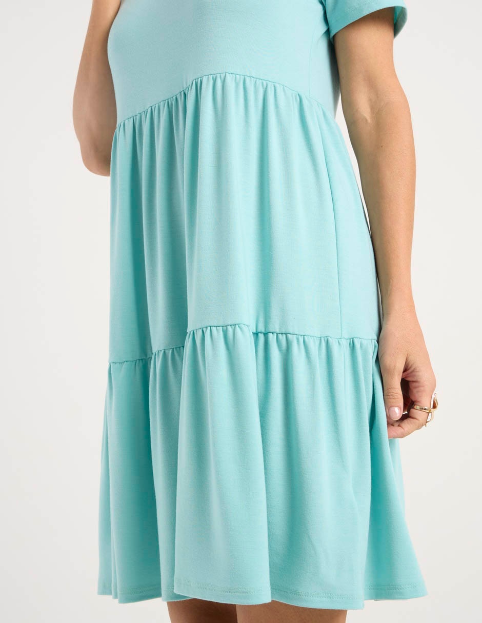 Vestido a la rodilla casual para mujer 5