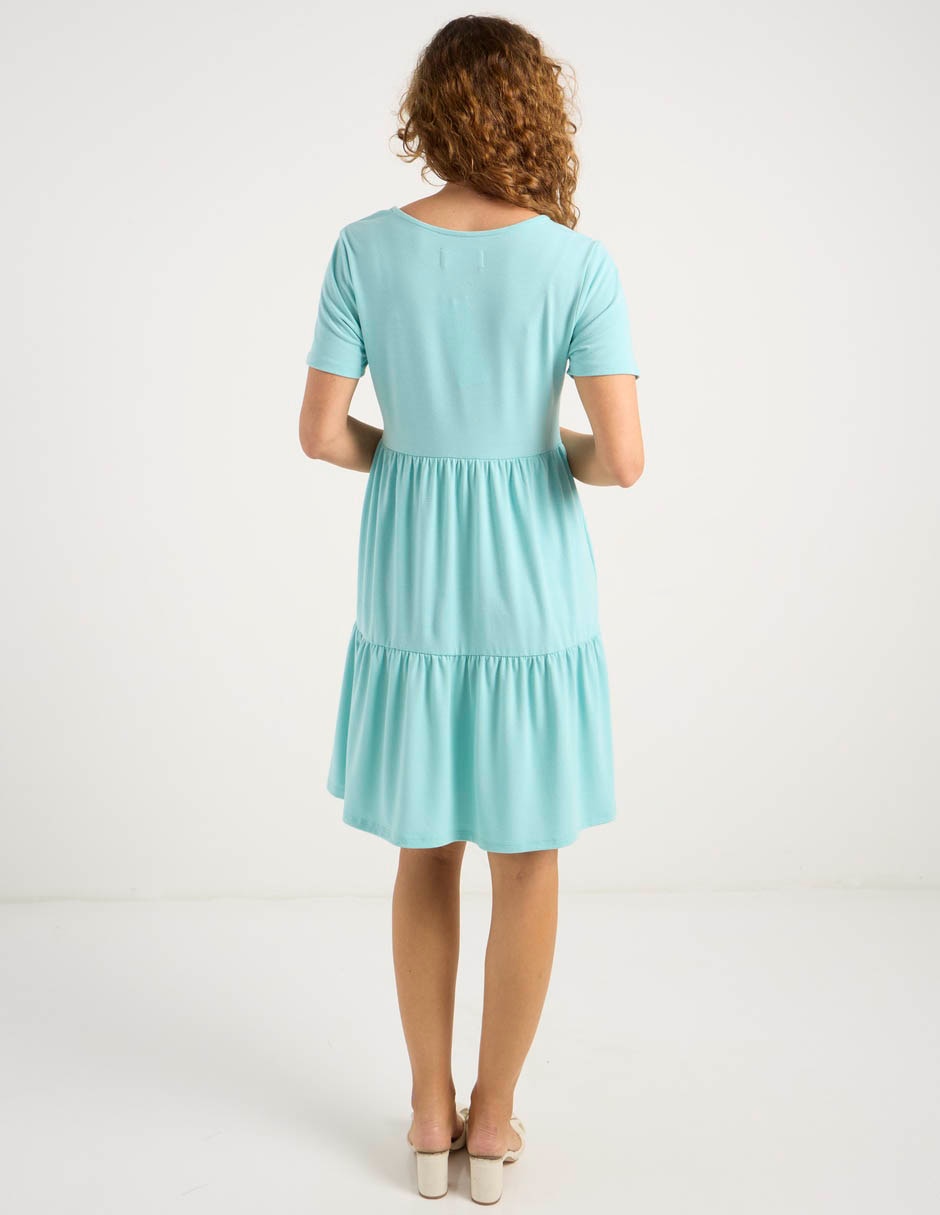 Vestido a la rodilla casual para mujer 6