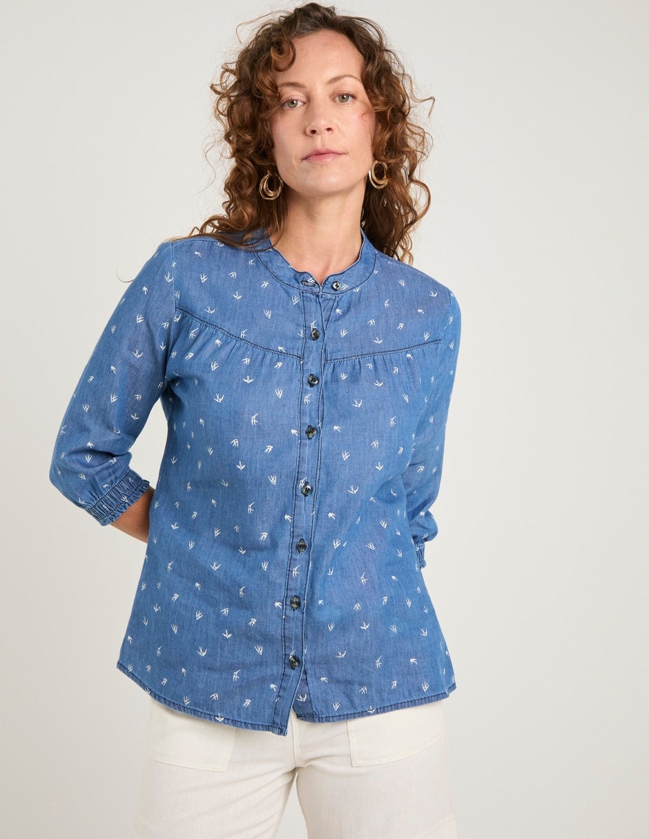 Blusa manga 3/4 para mujer 2