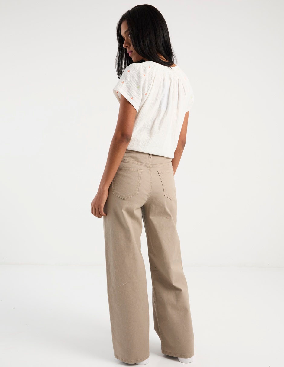 Jeans wide leg para mujer 2