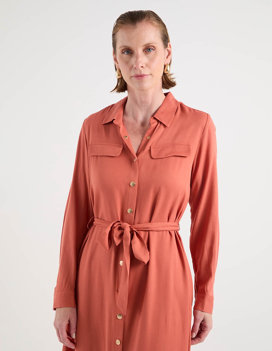 Vestido midi casual para mujer 4