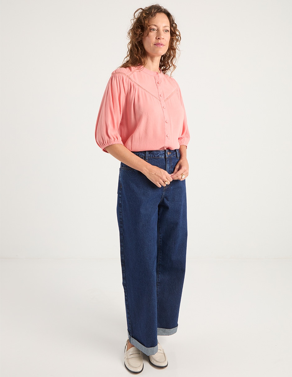 Jeans acampanado para mujer 3
