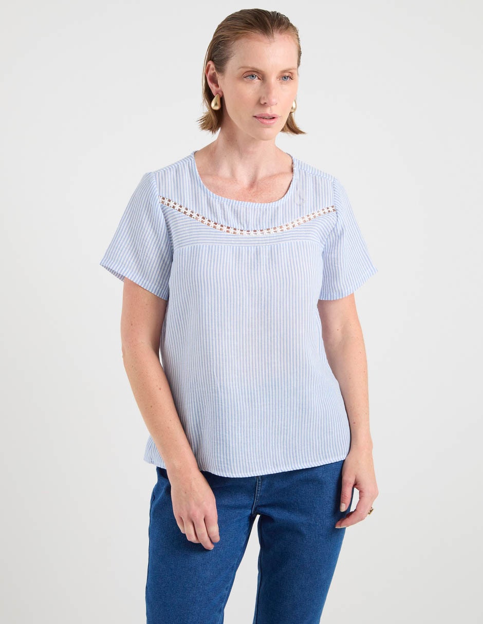 Blusa manga corta para mujer Blusa manga corta para mujer