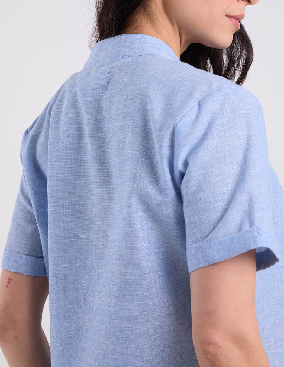 Blusa manga corta para mujer 5