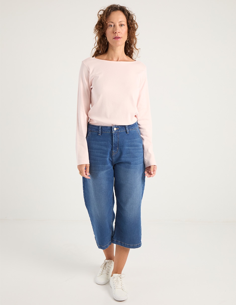 Jeans wide leg para mujer 3