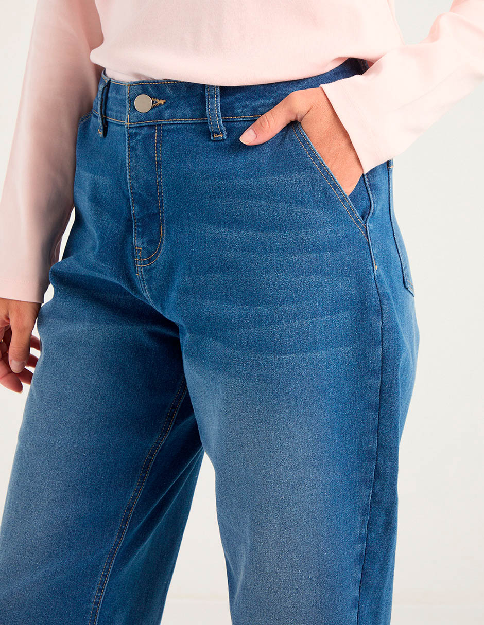 Jeans wide leg para mujer 4
