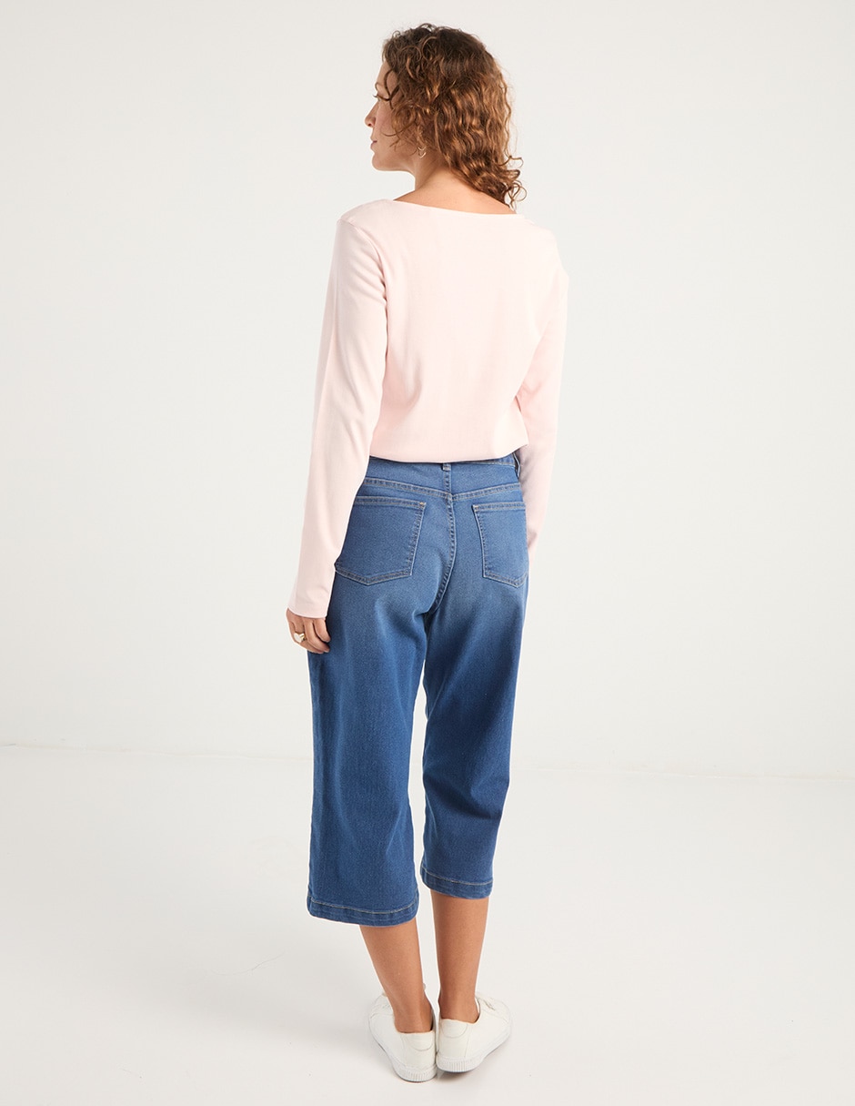 Jeans wide leg para mujer 6