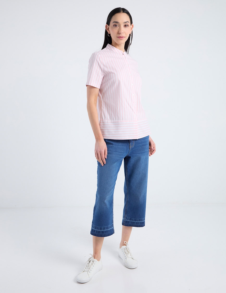 Blusa manga corta para mujer 3