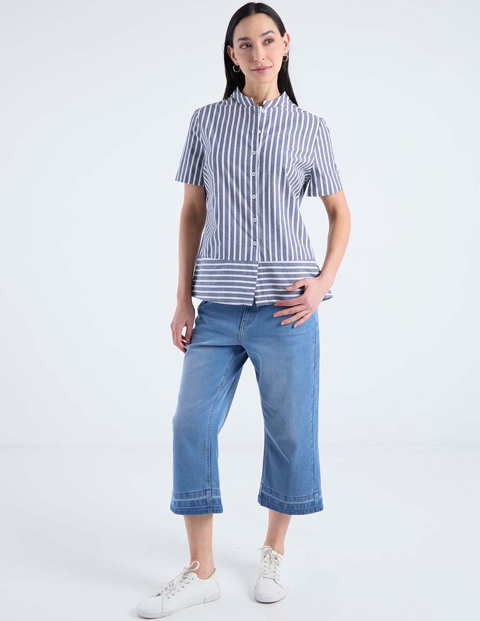 Blusa Weekend manga corta para mujer