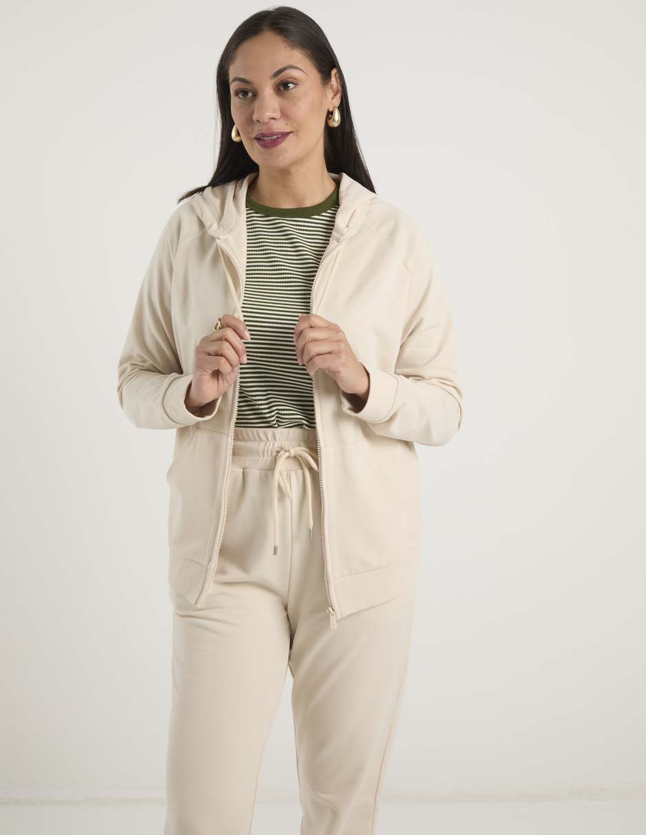 Sudadera capucha y bolsa Weekend para mujer