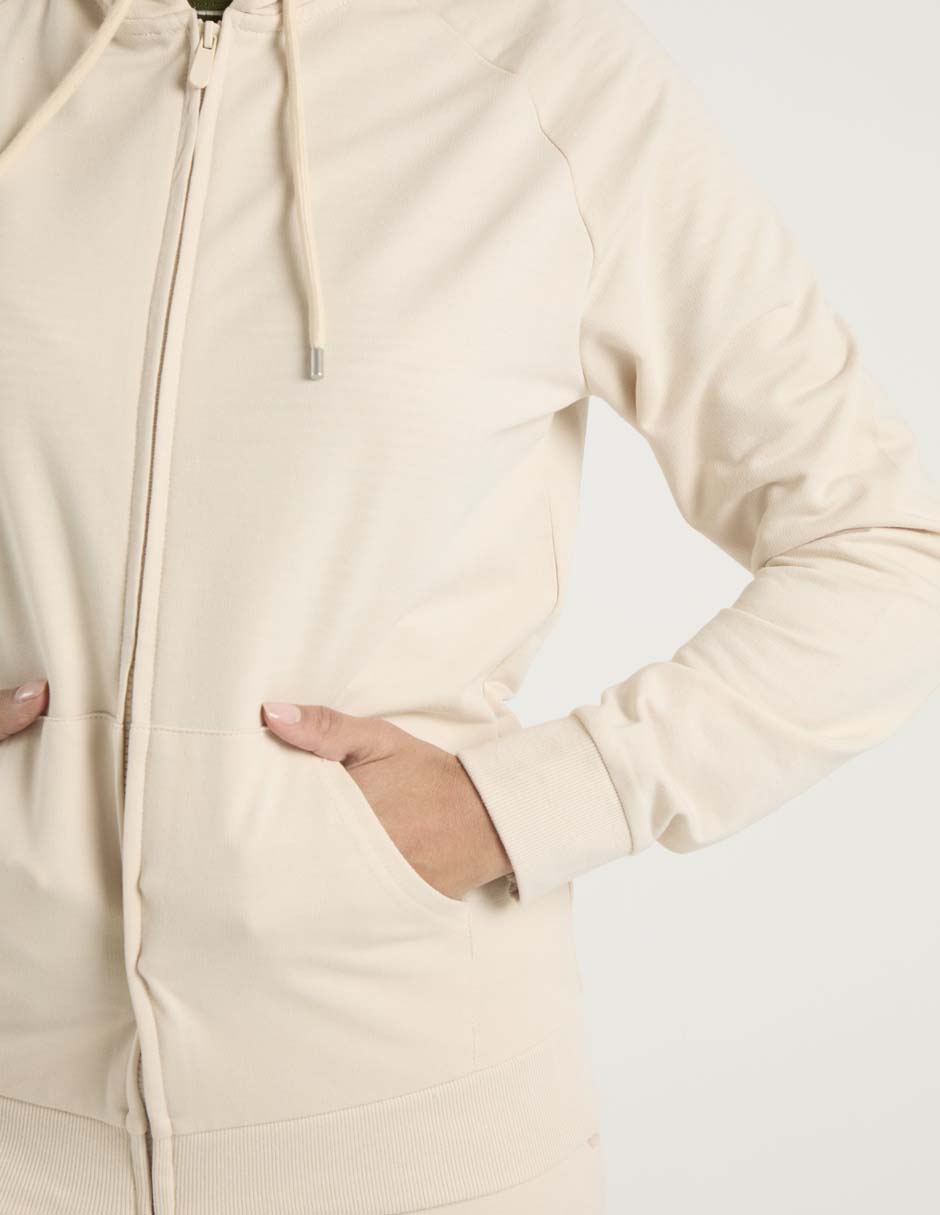 Sudadera capucha y bolsa Weekend para mujer