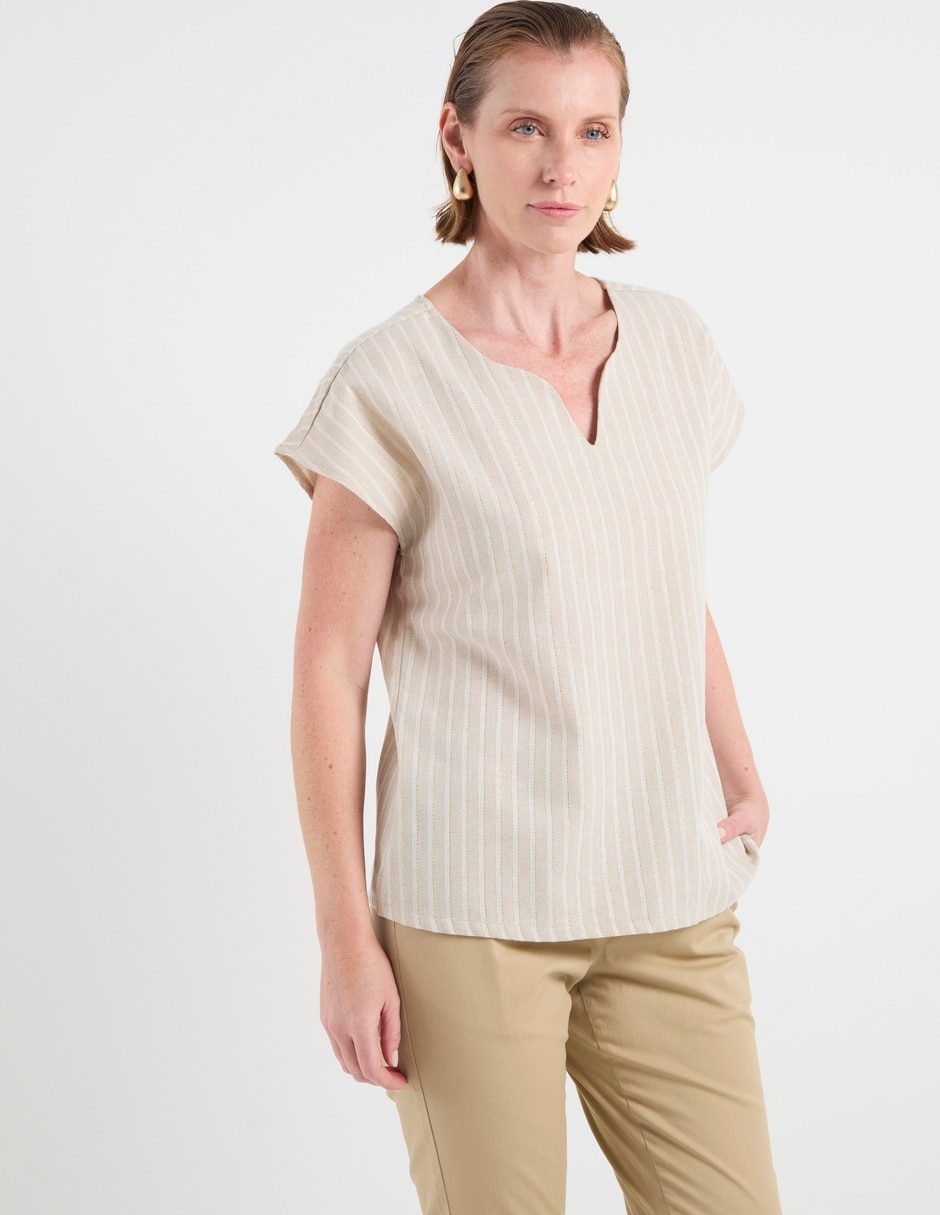 Blusa manga corta para mujer 2